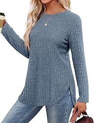Saloogoe Long Sleeve Shirts for Women Lightweight