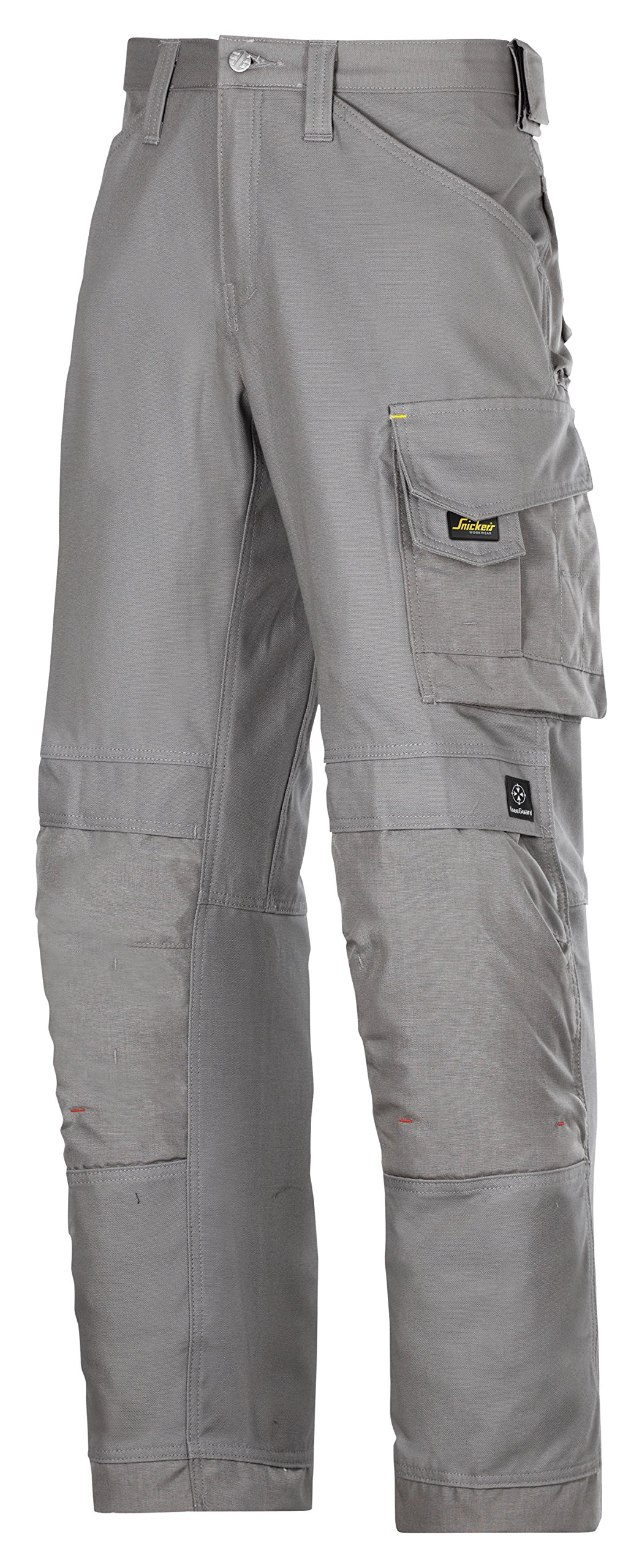 Snickers 33141818204 Size 204 "Canvas+" Craftsmen Trousers - Grey