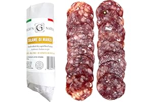 GIORGIO'S NATURALS Giorgio’s Naturals Handcrafted Dry-Aged Salami – Salame Di Manzo 5 Ounce, Authentic Italian Sausage, Hard Salami, Pure Beef Salami, Charcuterie Meat