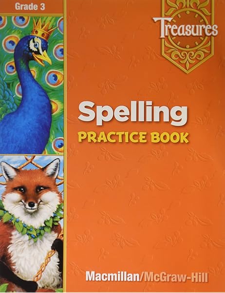 Treasures Grade 3 Spelling Practice Book Bear Dole Echevarria Hasbrouck Paris Shanahan Tinajero 9780021936366 Amazon Com Books