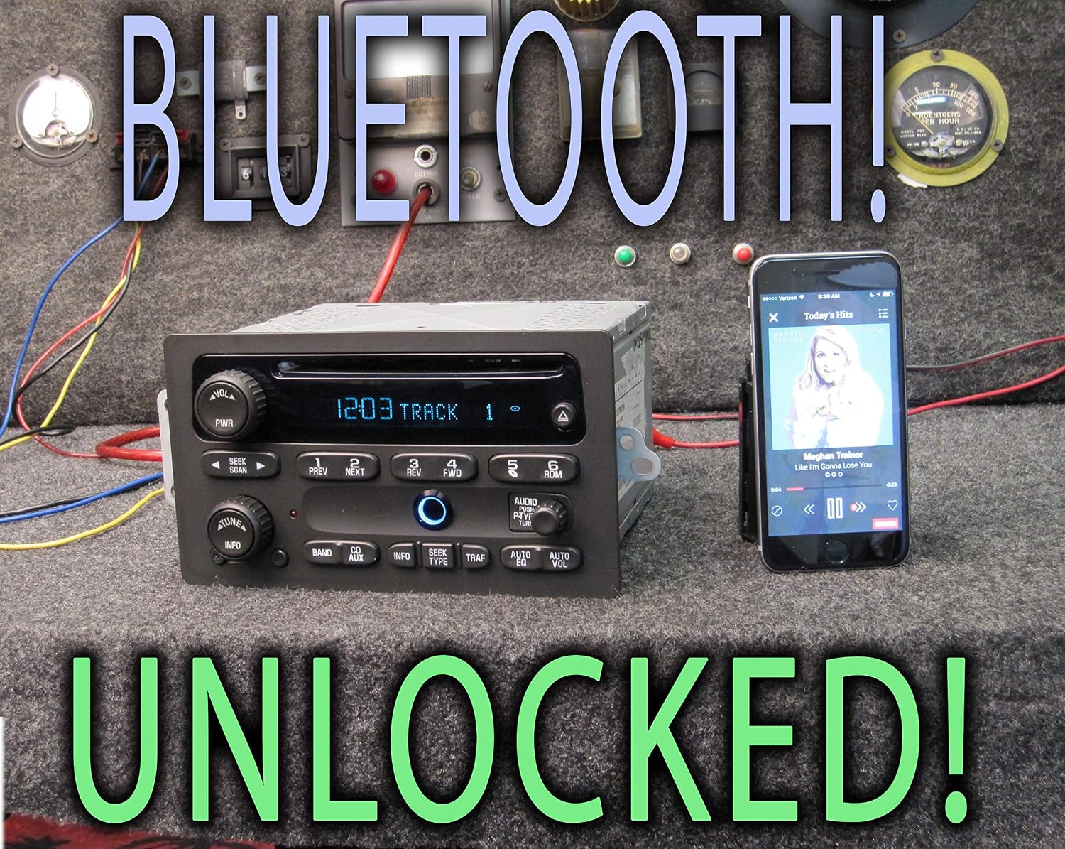 Amazon Com Unlocked Chevy Gm Gmc Cd Player Stereo W Bluetooth Suburban Sierra Tahoe Silverado Yukon 03 04 05 06 Suv Truck P Ns 15198700 15104155 10357894 10359576 Disc Radio Car Electronics