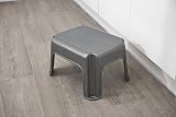 Addis Step Stool Solid Metallic Silver 1 510044 150kg UK Made view 2