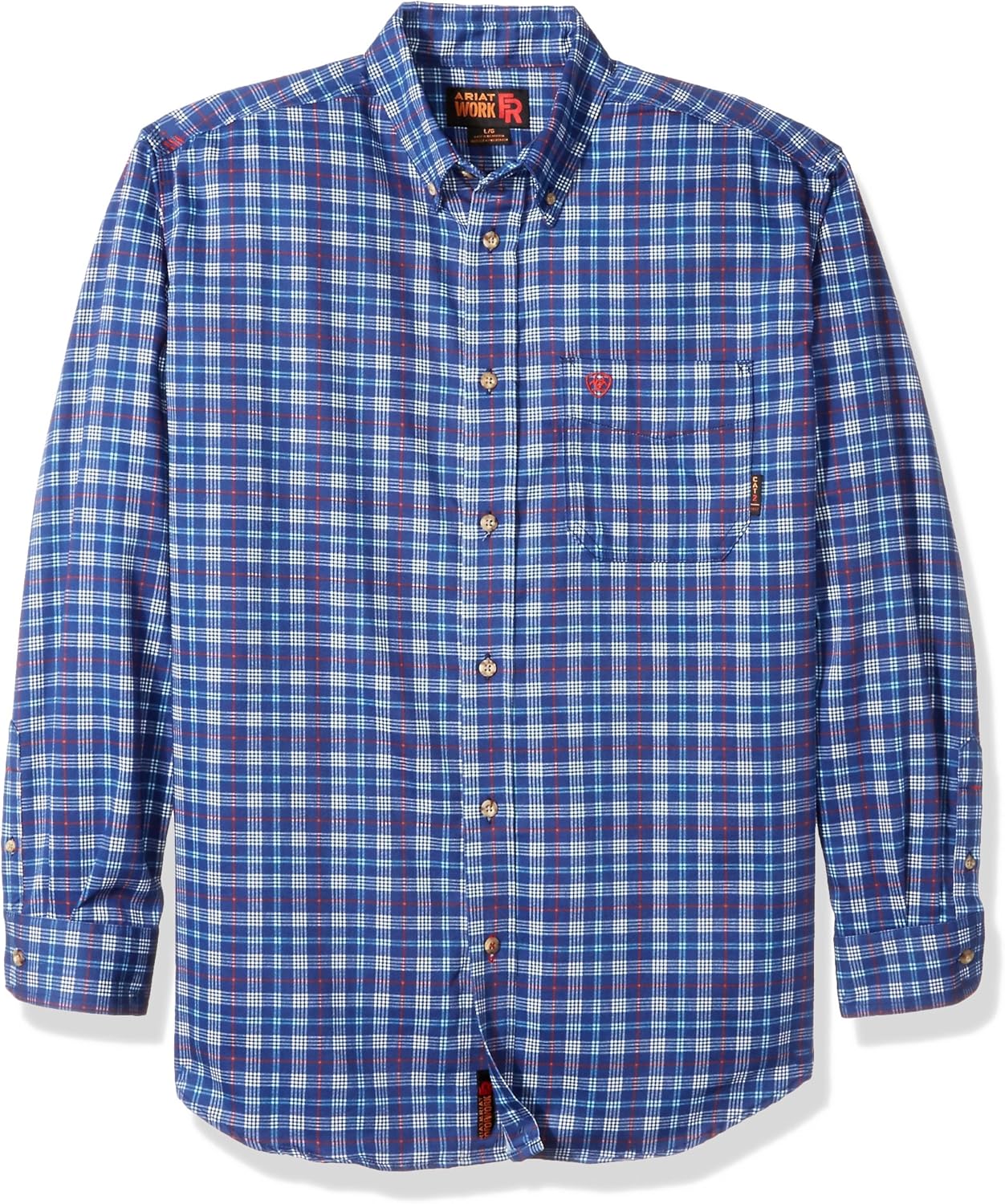 ARIAT Men's Flame Resistant Work Shirt at  Men’s Clothing store