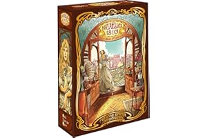 Geek Attitude Games Bruxelles 1893 Including Belle Epoque Expansion - Worker Placement & Bidding Strategy Board Game, Ages 14+, 2-5 Players