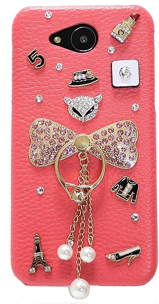 Amazon Wakuwakumonkey Google Pixel 3a Xl ピンク きらきら デコ リボン リング 付 おしゃれ キャット チャーム ハードケース スマホケース ケース カバー 通販