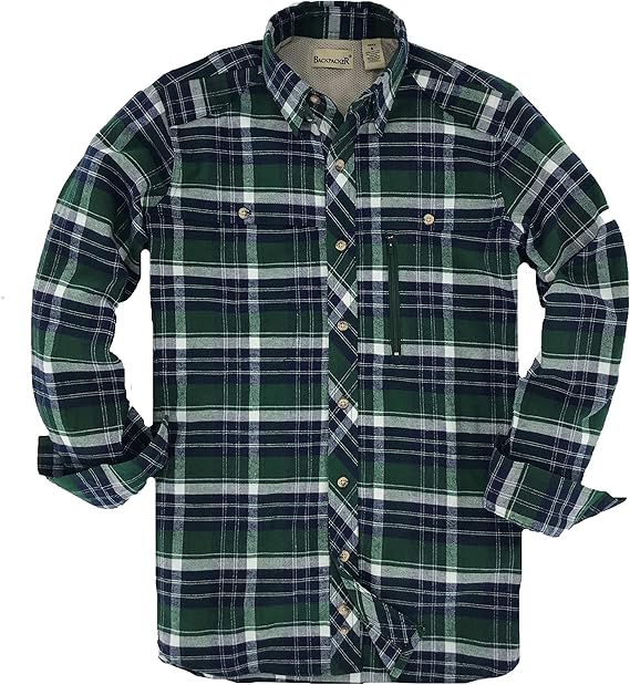 mens stretch flannel shirt