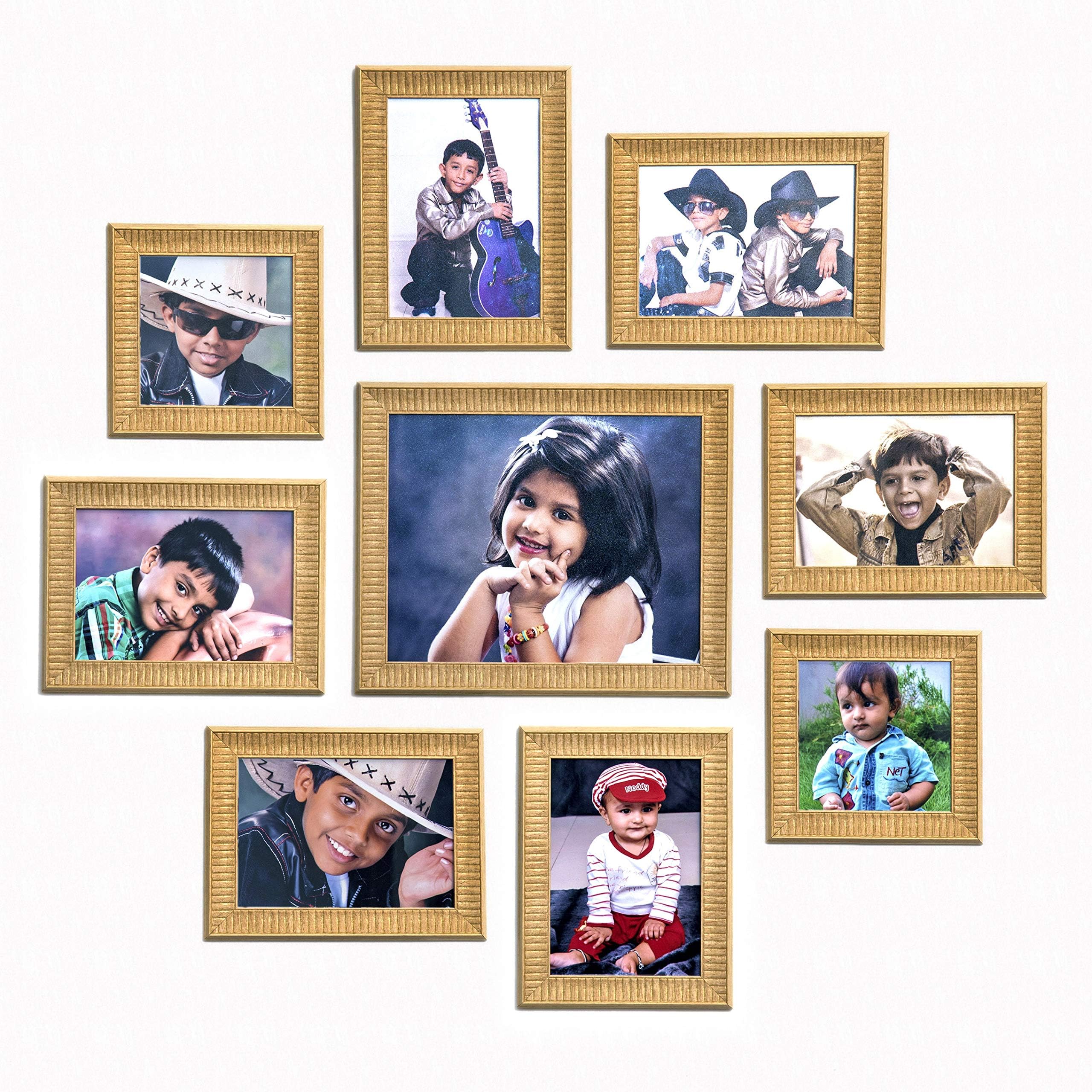AJANTA ROYAL Synthetic Wood Photo Frame (5 x 7, 5 x 5, 8 x 10 inch, Ivory)
