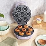 Giles & Posner Mini Doughnut Maker 7 Donuts Non-Stick 1000W Purple view 5