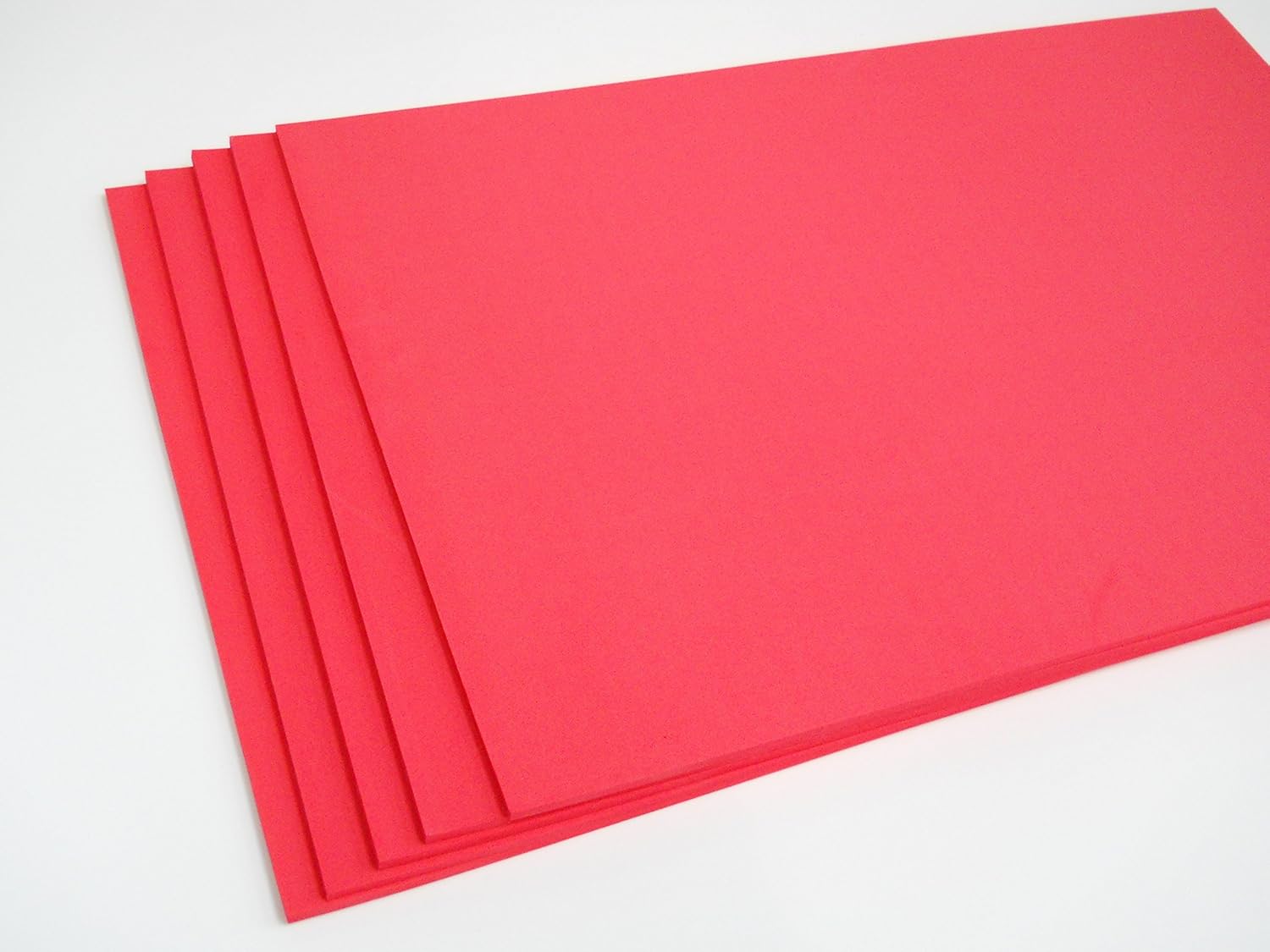 Red only Grey Black 4mm EVA Foam Sheets 12x18 5 Pcs Set Available in