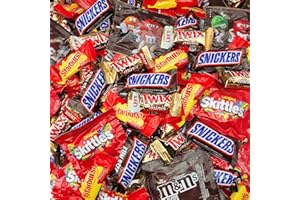 SWEETSOME Sweet and Awesome All Time Favorites Chocolate Candy Assortment - Skittles Original, Snickers Fun Size, Twix Minis, Starburst Original and M&Ms Milk Chocolate Fun Size – Bulk Mars Variety Pack - Individually Wrapped Chewy & Chocolate Candy -2 Pounds (75 Pieces)