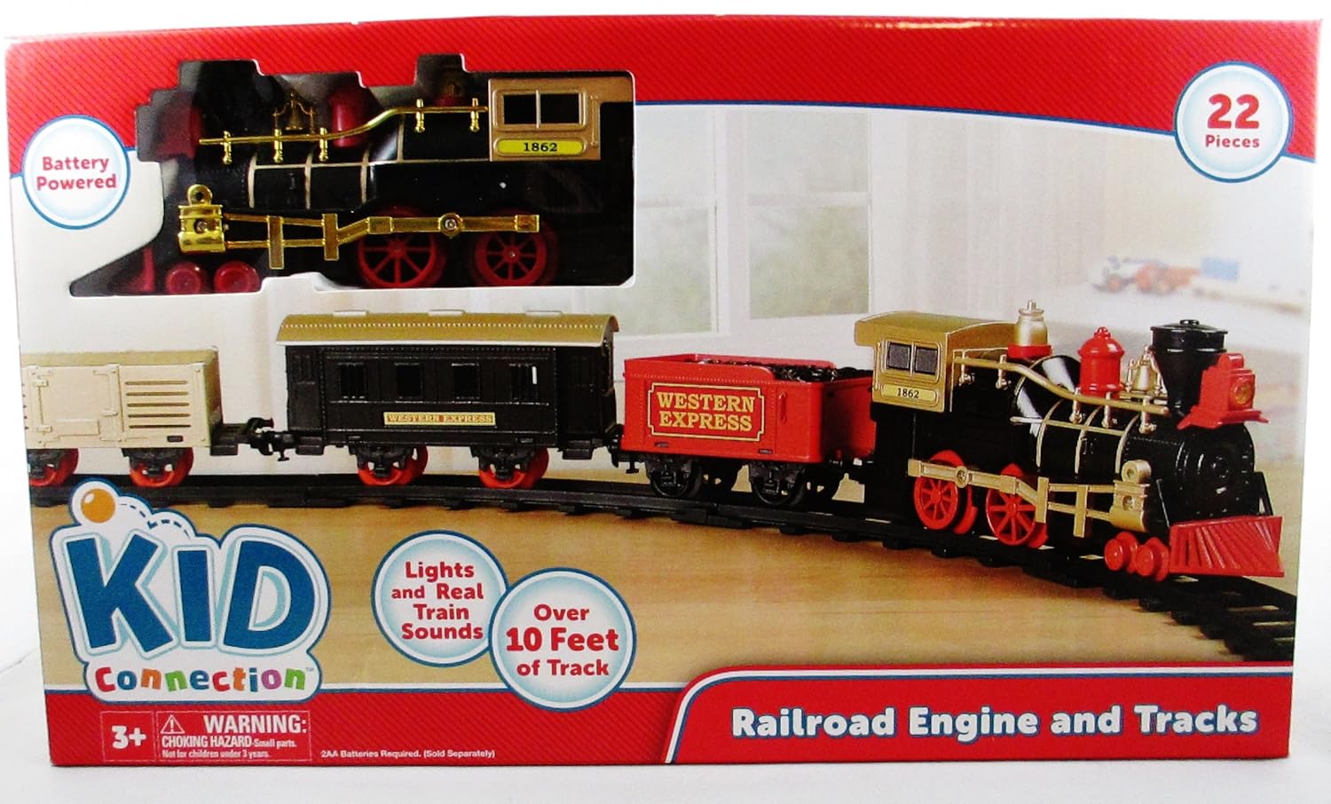 Kids Connection 22 Piece Train Set Battery Operated Toys Games Toys