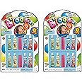 JA-RU B'loonies Plastic Balloon Variety 8 (16 Tubes in 2 Packs) Great Original Bloonies Bubble Making. Blow a Plastic Bubble. Classic Game. Retro Toy. Plus 1 Sticker.774-2s