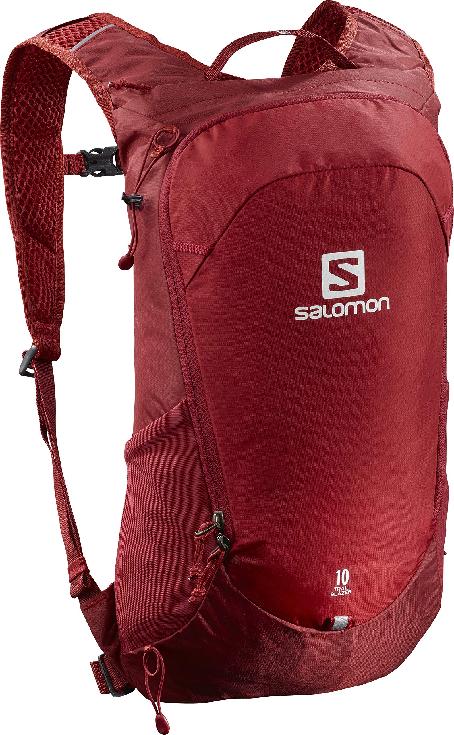 Salomon Trailblazer 10 Unisex Hiking Backpack, Perfect for Running, Cycling, Ski & Snowboard, Red Chili, Capacity for up to 10 Litres