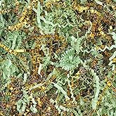 TANMWZK Crinkle Cut Paper Shred Filler 8 oz (1/2 lb) Gift Wrapping & Gift Basket Filler for Christmas,Halloween,Easter Basket Grass Filler(Light green & gold)