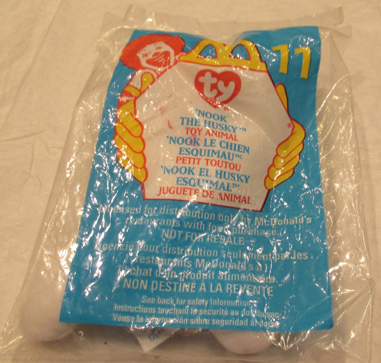 nook the husky beanie baby