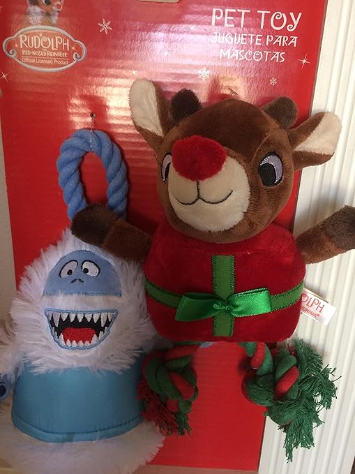 rudolph bumble dog toy