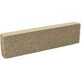 WARE Single Wide Corrugated Replacement Scratcher Pads for Cats (2-pack) - Catnip Included