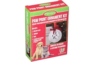 DESIGN ENGINEERING Dennis East International 45765 Clay Paw Print Keepsake Ornament Kit