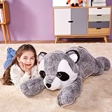 IKASA Large Raccoon Stuffed Animal Plush 78cm Giant Hugging Pillow Toy view 6