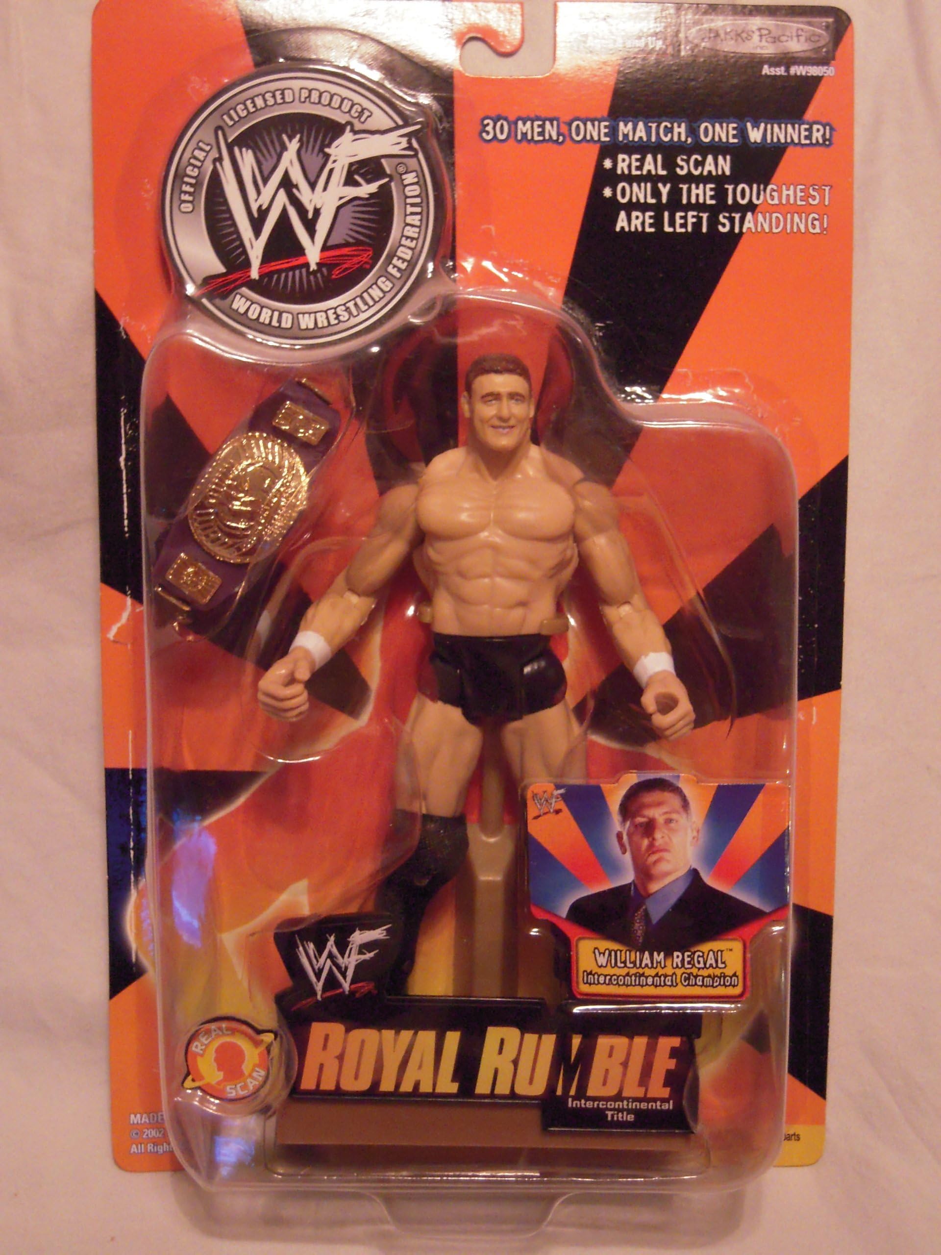 WWF Jakks Pacific "William Regal" 2002 Royal Rumble PPV.