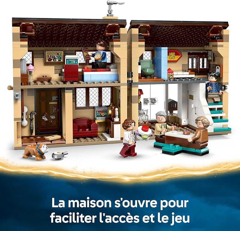 Harry Potter Privet Drive : La Visite De Tante Marge - Jouet Maison avec Intérieur Détaillé - 5 Minifigurines & Figurine de la Tante Gonflée - Cadeau Prisonnier d'Azkaban Garçon Dès 8 Ans 76451 — photo 3 sur 8