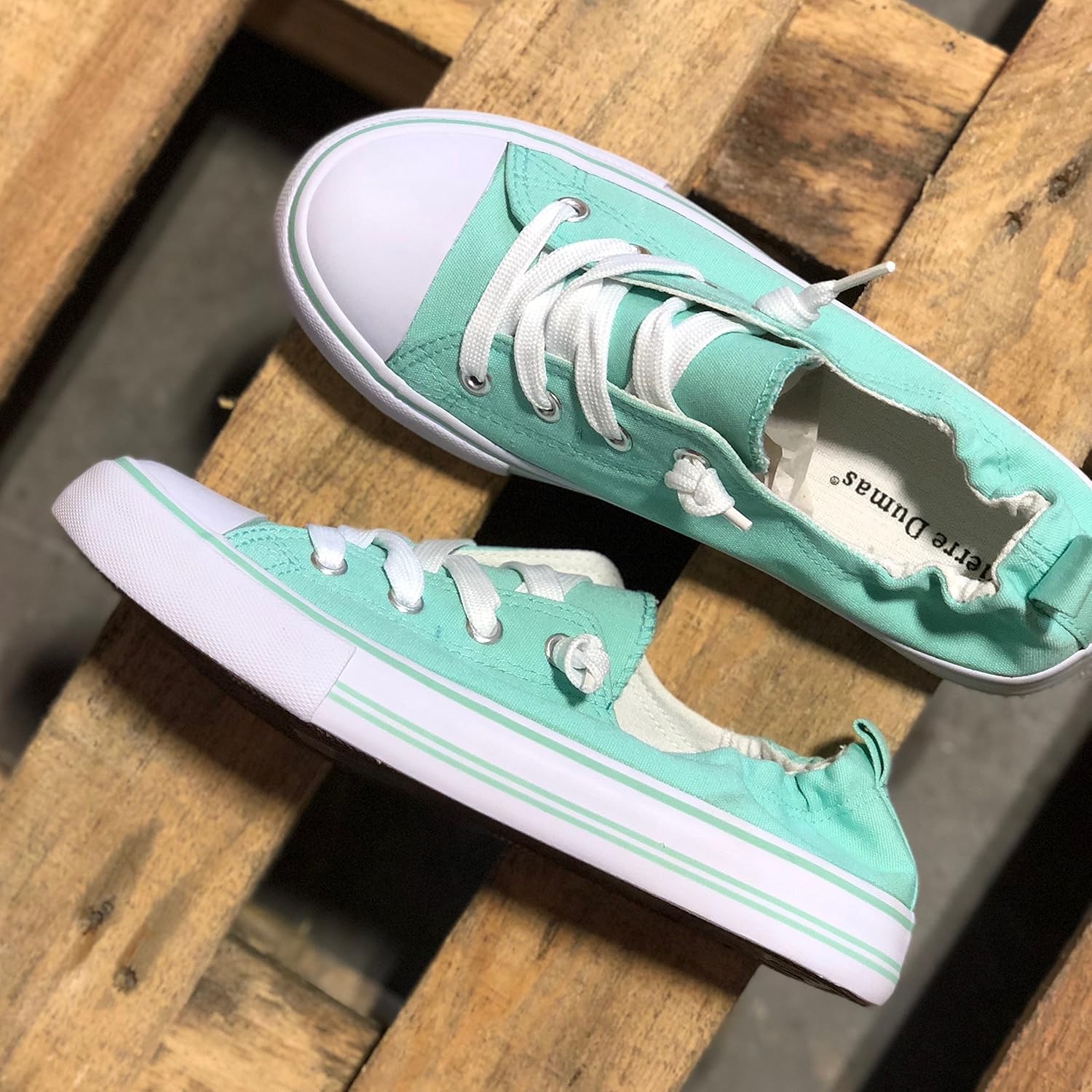 pierre dumas canvas sneakers