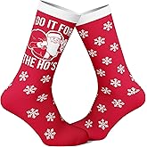 Crazy Dog T-Shirts Mens I Do It For The Hos Socks Funny Christmas Gag Gift Secret Santa Sock Fun Novelty Stocking