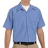 Red Kap Men's Performance Tech 2 Piece Lined Collar Shirt