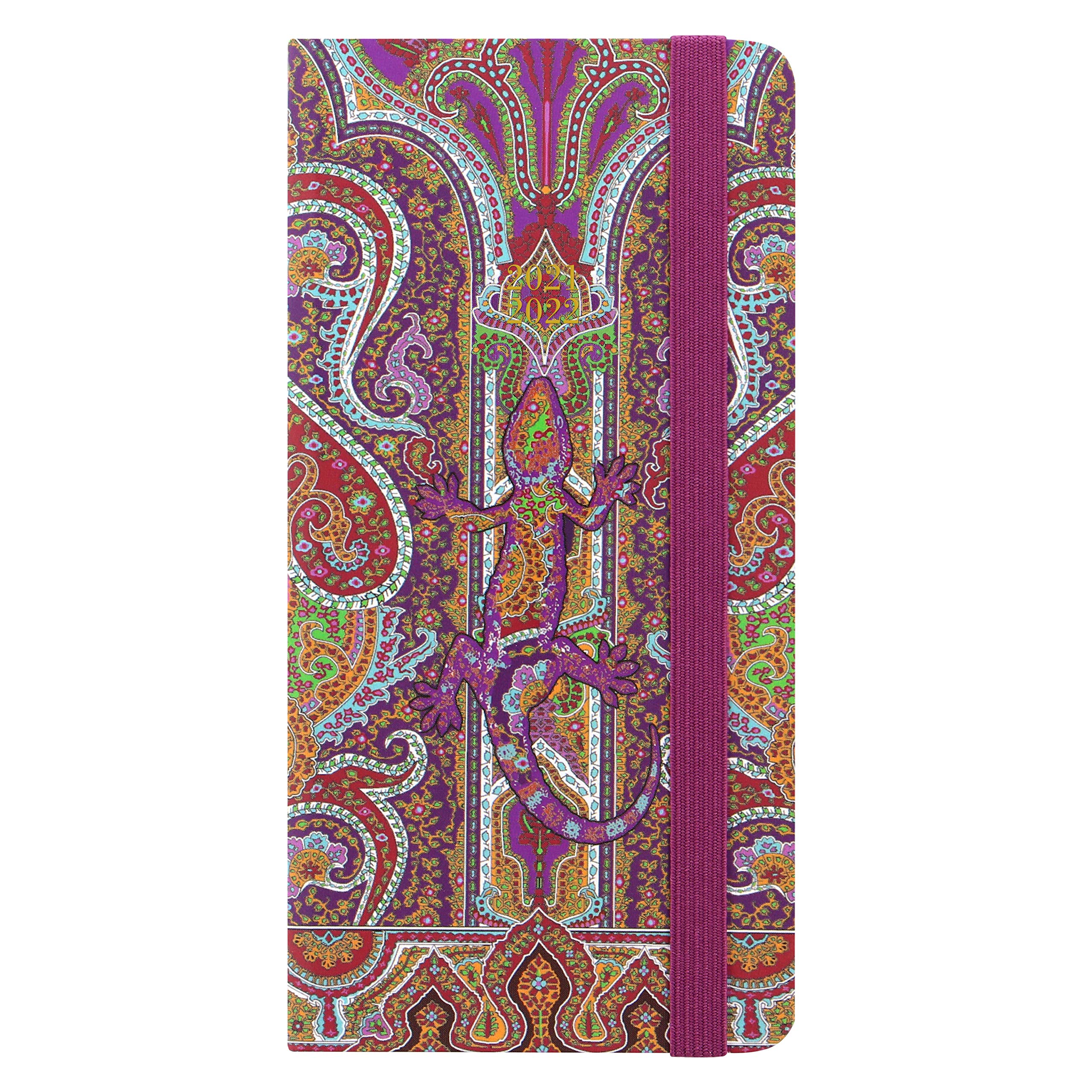 Letts of London Paisley Slim Academic 21.22 Week to View Diary - Salamander, 22-030862