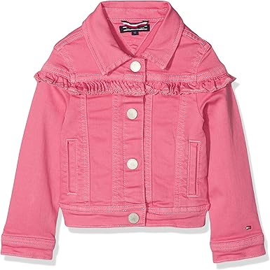 tommy hilfiger pink denim jacket