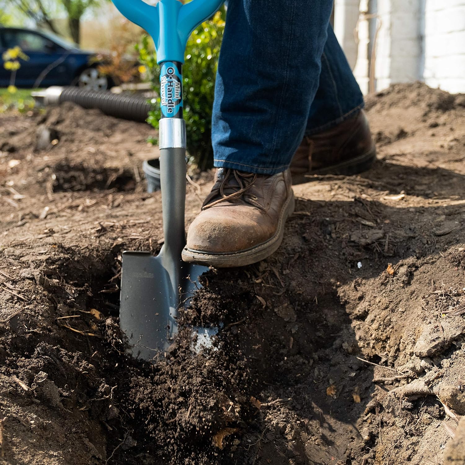 Radius Garden 27201 Mini Pro-Lite Floral Shovel, Blue : Garden & Outdoor