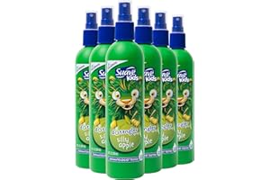 Suave Kids Detangler Spray For Tear-Free Styling Silly Apple Dermatologist-Tested Hair Detangler Formula, 10 Fl Oz (Pack of 6)