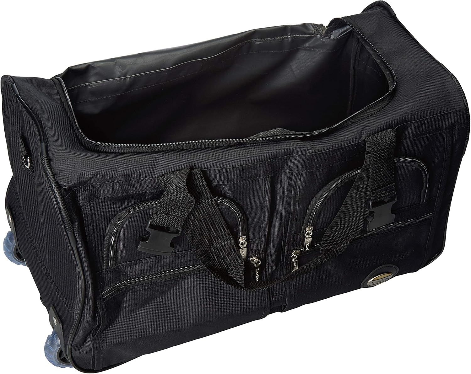  | Rockland Rolling Duffel Bag, Black, 22-Inch | Travel Duffels