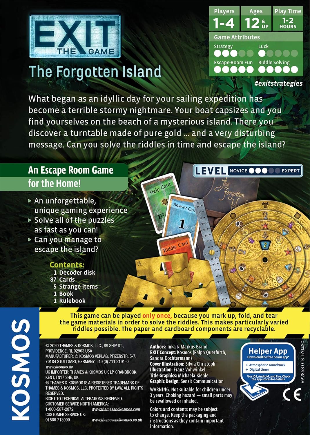 Thames & Kosmos EXIT: The Forgotten Island, Black - Image 3