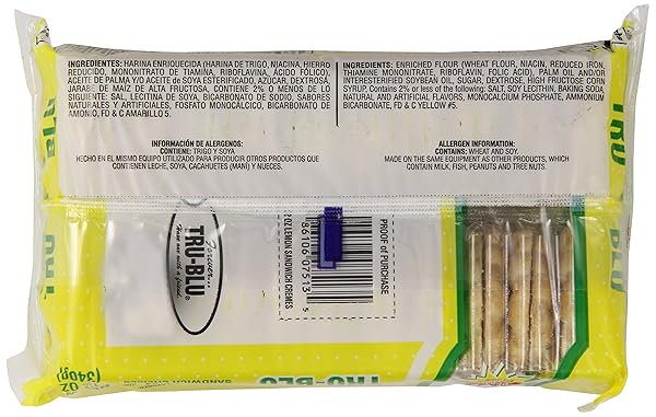 TRU BLUE CREMES COOKIE, LEMON, 12 OUNCE (PACK OF 12)