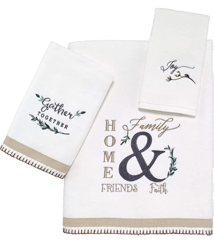 Avanti Linens 3-Piece Mineral By The Sea Cotton Towel Set 01097X-3PCST