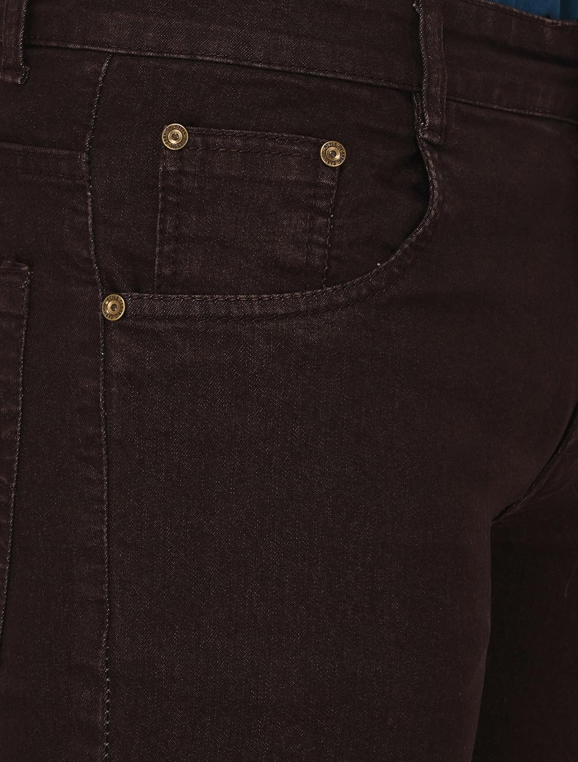 studio nexx men's regular fit stretch jeans (coffee)