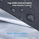 OKPOW Parasol Covers 600D Oxford Waterproof 190x30x50cm Dark Grey view 6