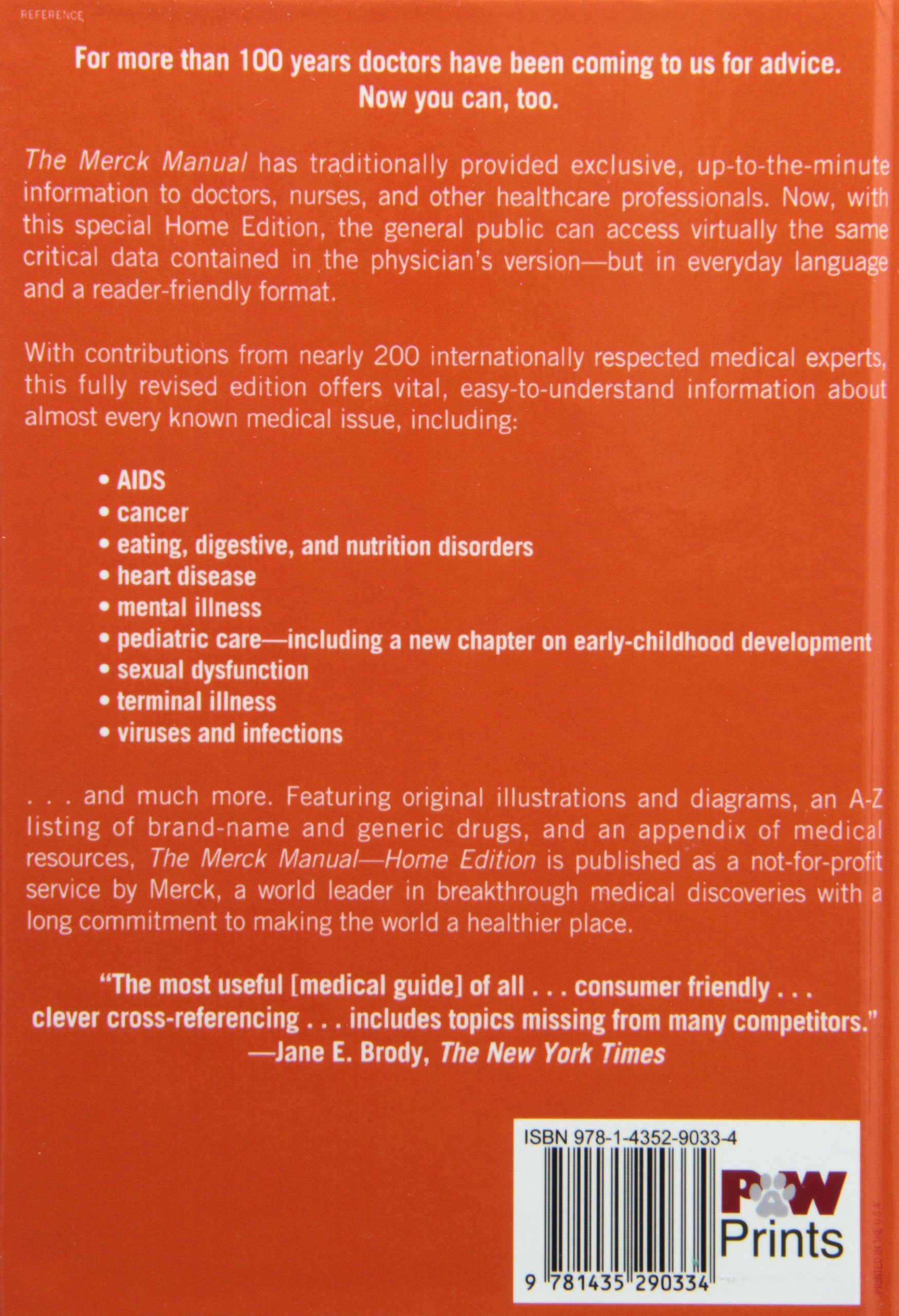 The Merck Manual of Medical Information: Home Edition: Amazon.co.uk: Mark  H. Beers, Andrew J. Fletcher, Thomas V., M.D. Jones, Robert Porter,  Michael, ...