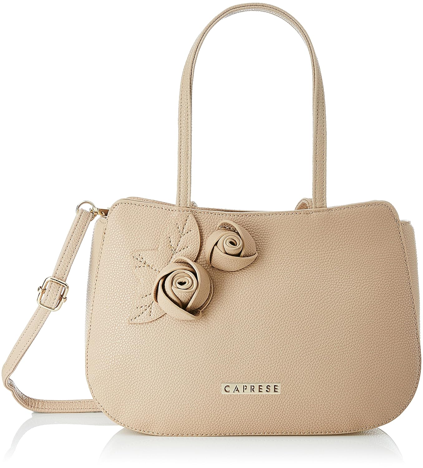 caprese mia women's satchel (beige) ()