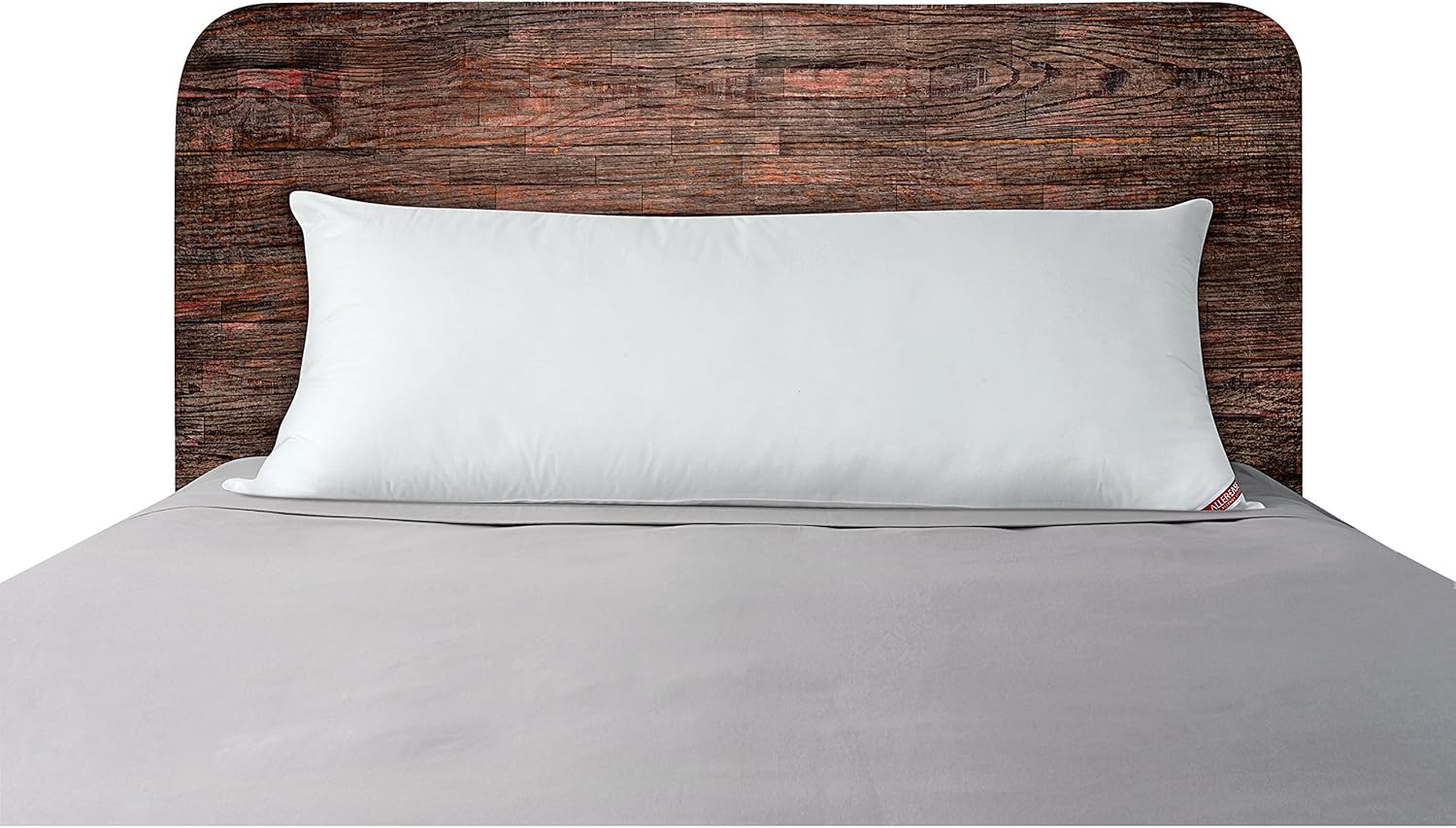 AllerEase 100% Cotton Allergy Protection Medium Density Body Pillow - Breathable, Hypoallergenic Fiber Fill, Prevents Buildup of Dust Mites and Household Allergens, Allergist Recommended, 20" x 54": Home & Kitchen
