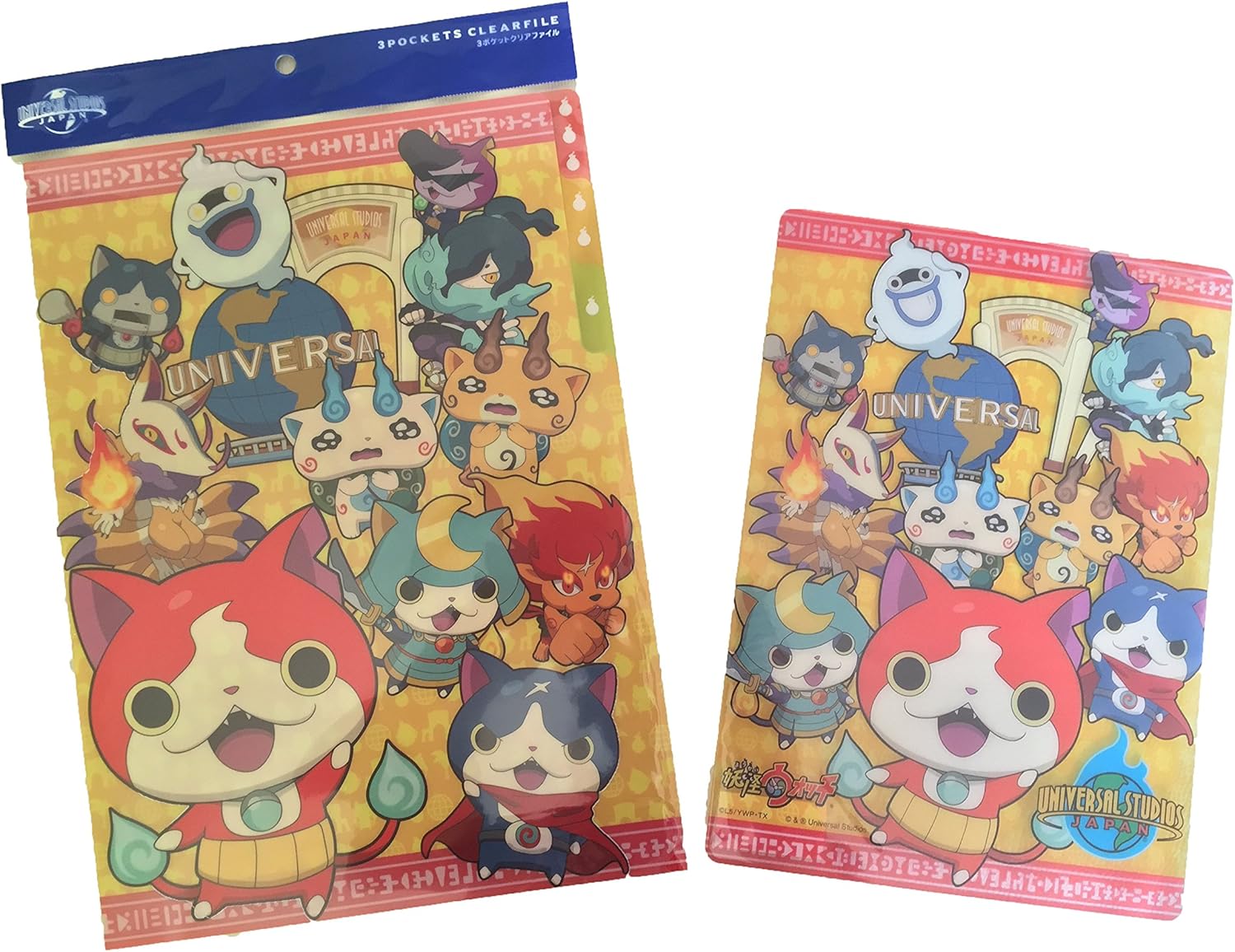 Amazon ユニバーサル スタジオ ジャパン 妖怪ウォッチ ３ポケットクリアファイル 下敷き セット おもちゃ雑貨 おもちゃ