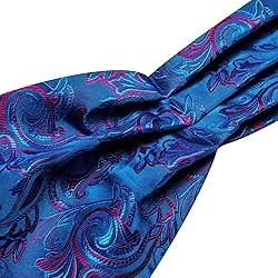 Ailisus Ascot and Lapel Pin Set Man Turquoise