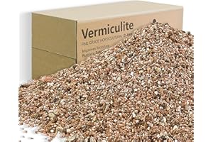 ANSTEEP 12QT Vermiculite, 2-4mm Fine Grade Horticultural Vermiculite for Plants and Gardening, Vermiculite Bulk houseplants Mushrooms to Maintain Soil Moisture and Plant Growth