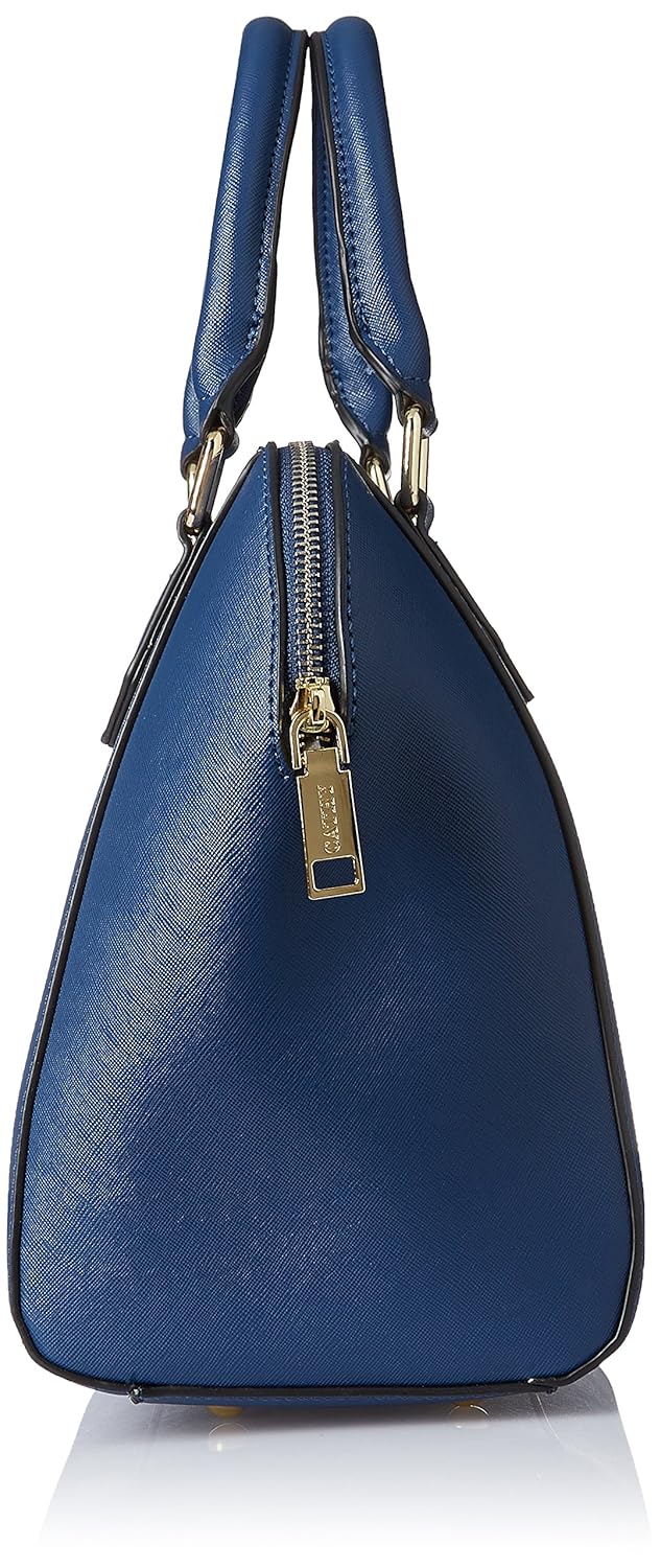 cathy london women's handbag, colour- blue, material- synthetic leather
