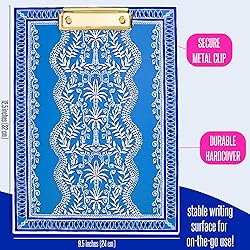 Lilly Pulitzer Blue Clipboard Folio with Notepad