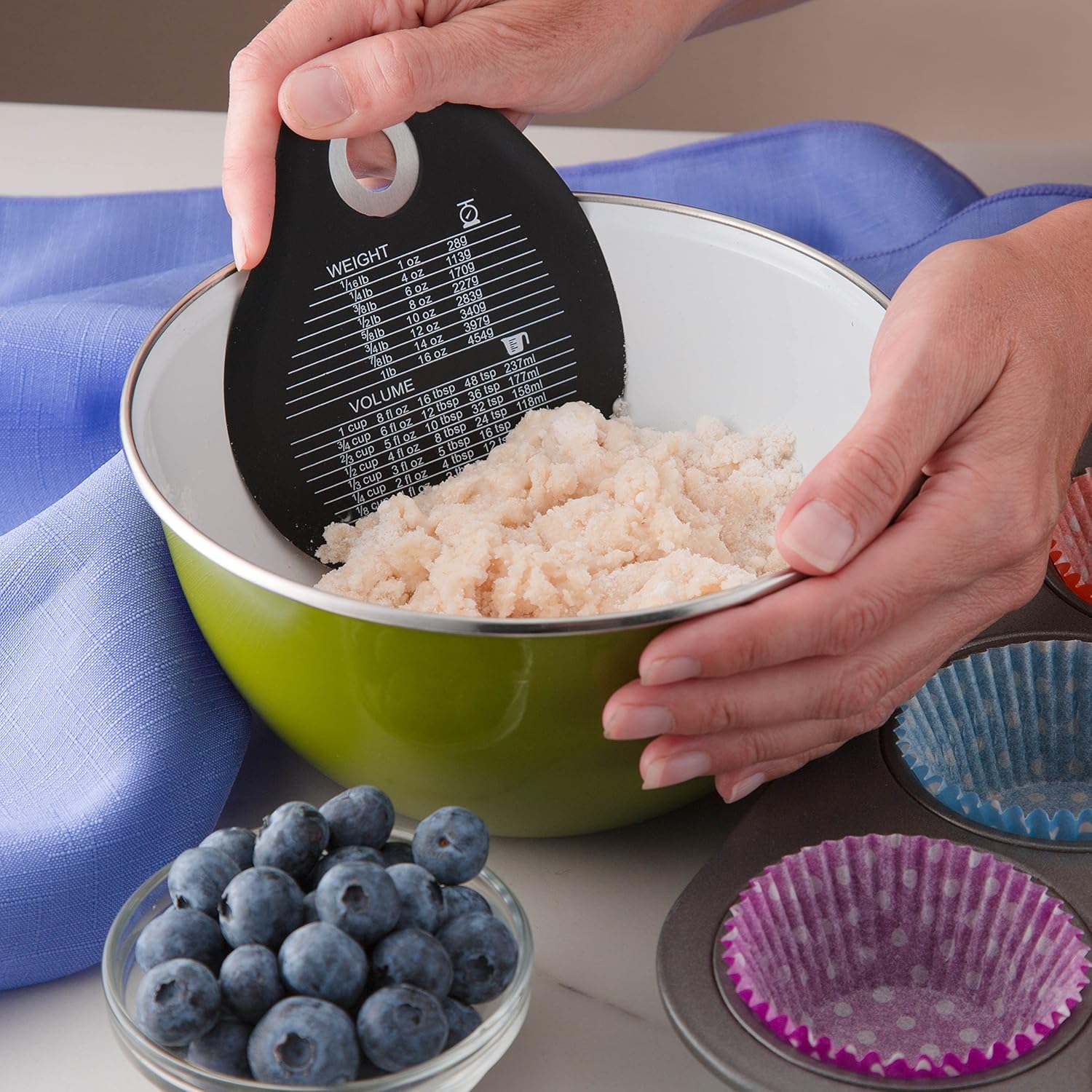 Spring Chef Stainless Steel Pastry Scraper/Bench Scraper Chopper, Best as Pizza and Dough Cutter: Kitchen & Dining