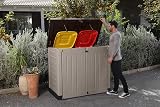 Keter Store It Out Pro Garden Storage Shed 1200L Beige Brown Weather Resistant view 6
