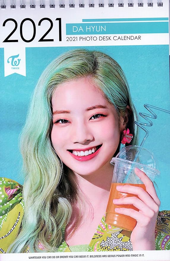 Twice トゥワイス Dahyun ダヒョン グッズ 卓上 カレンダー 写真集カレンダー 21年 2年分 ステッカーセット 3点セット お急ぎ便対応 アイドル 芸能人グッズ 通販 Amazon
