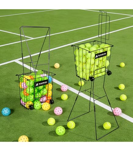 Amazon.com : Prince PL055 Tennis Ball Basket, Compact Type